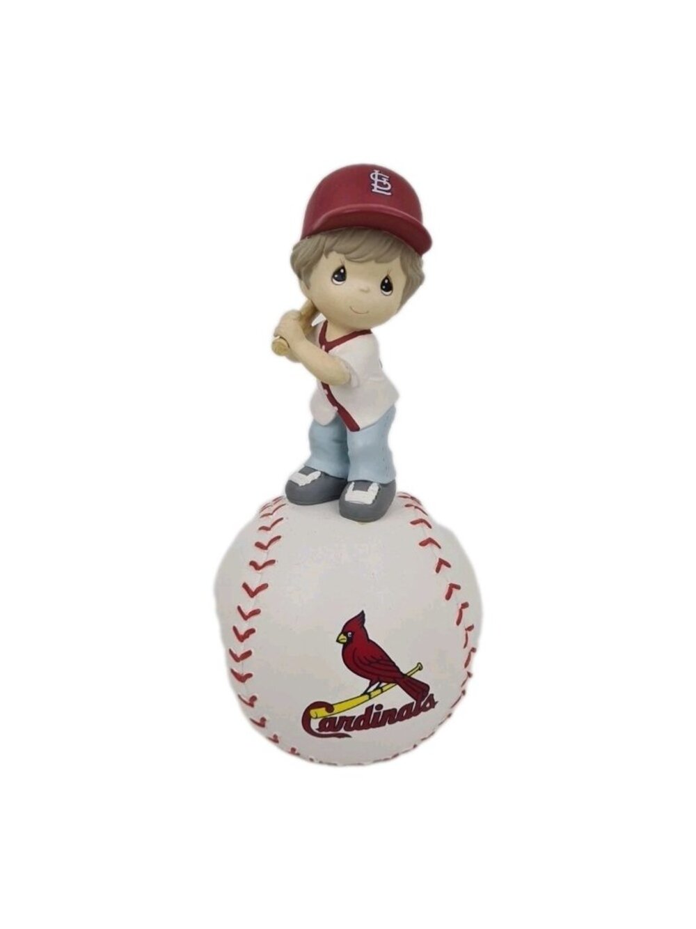 Precious Moments 114121 You Get Me Caught The Fun Cardinals Musical Figurine
